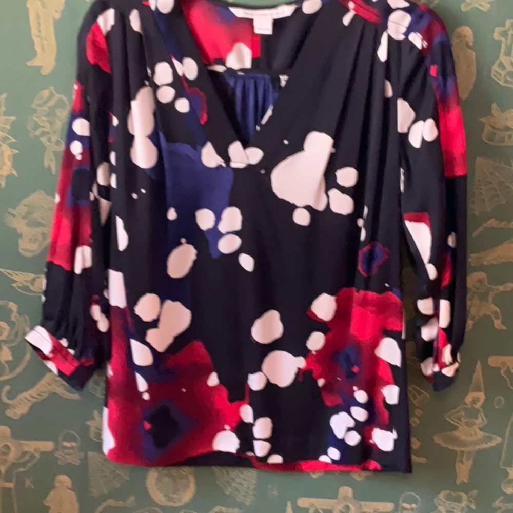 Diane Von Furstenberg silk shirt